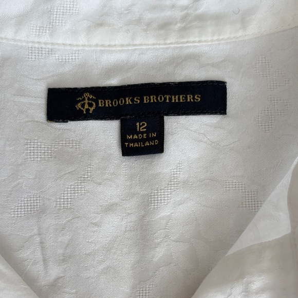 Brooks Brothers White Button Down Shirt - Picture 2 of 3